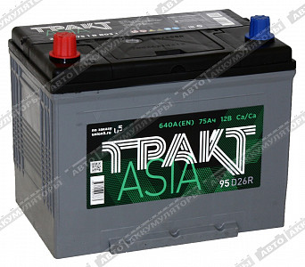 Автомобильный аккумулятор ASIA 6СТ-75.1 VL (D26FR) - фото Автомобильный аккумулятор ASIA 6СТ-75.1 VL (D26FR) - фото