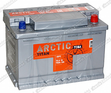 Автомобильный аккумулятор Arctic Silver 6СТ-75.0 VL - фото