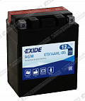 Аккумулятор Exide ETX14AHL-BS 12В 12Ач