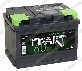 Автомобильный аккумулятор 6СТ-60.0 VL (низкий) - фото Автомобильный аккумулятор 6СТ-60.0 VL (низкий) - фото