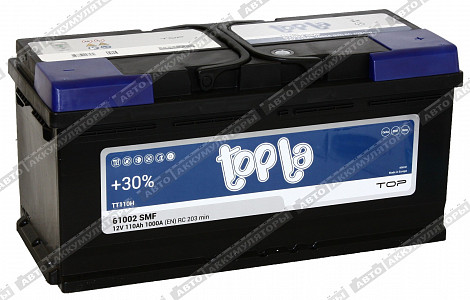Автомобильный аккумулятор TOP TT 110.0 - фото Автомобильный аккумулятор TOP TT 110.0 - фото
